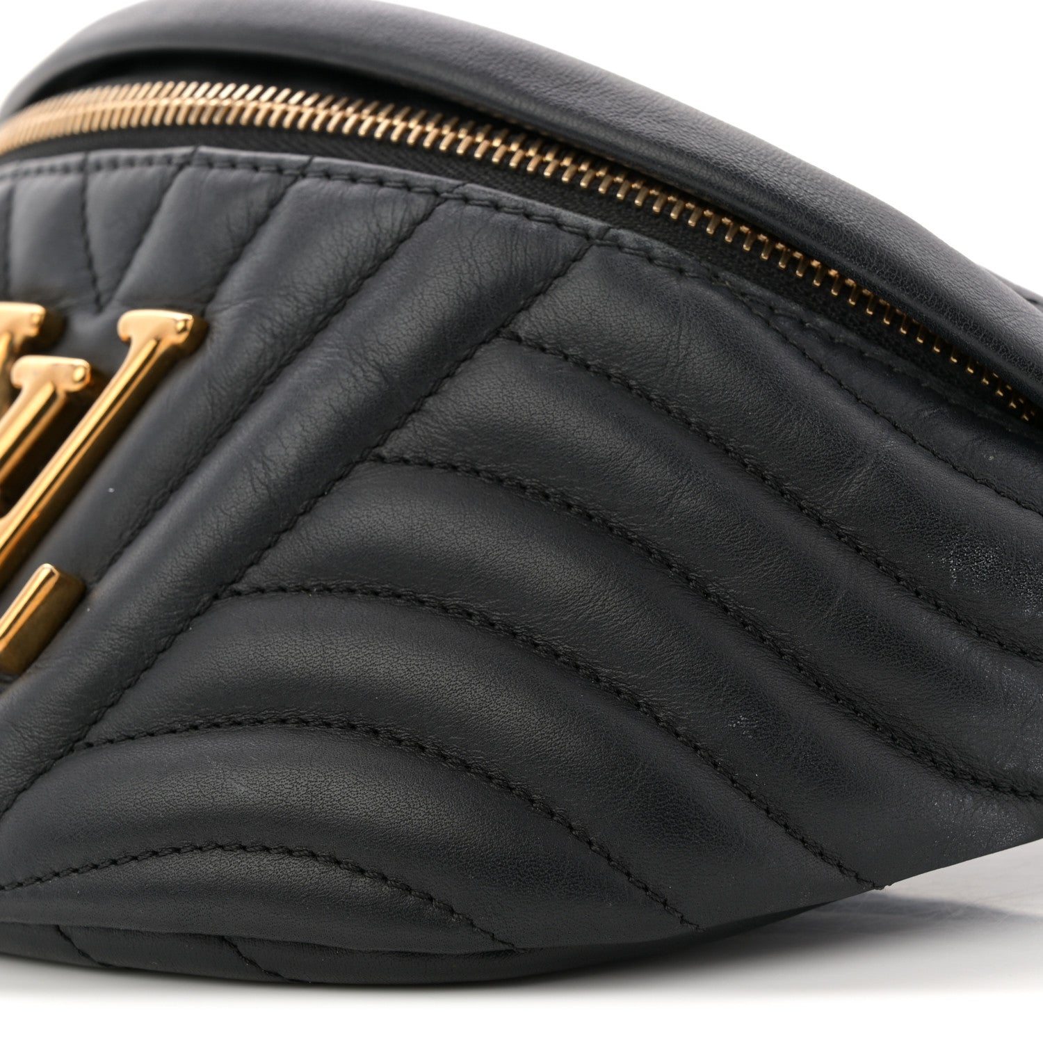 Louis Vuitton Calfskin Quilted New Wave Bumbag Black 9 of 9