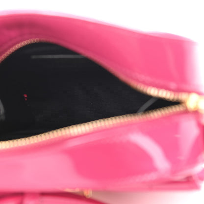 Saint Laurent Patent Matelasse Monogram Toy Vicky Camera Bag Bubblegum 7 of 10