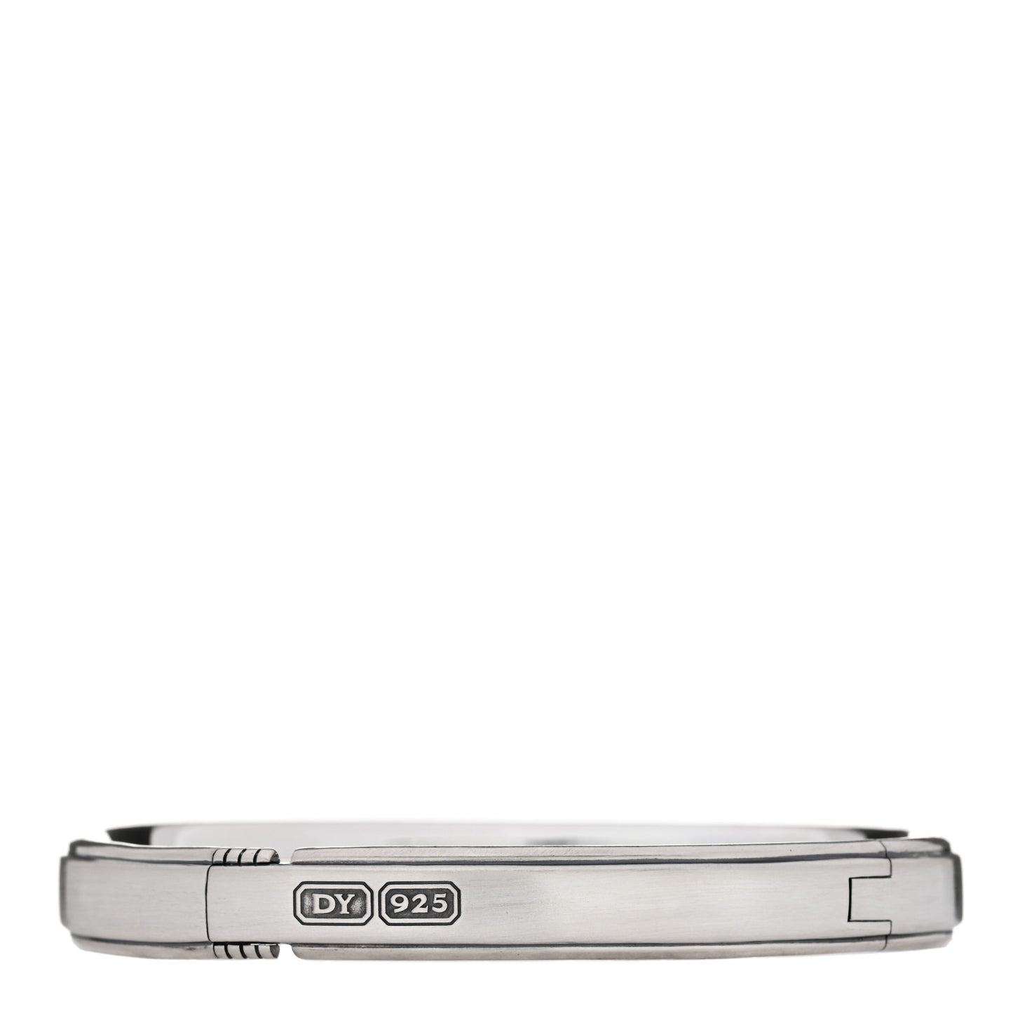 Sterling Silver Mens Streamline Bangle Bracelet