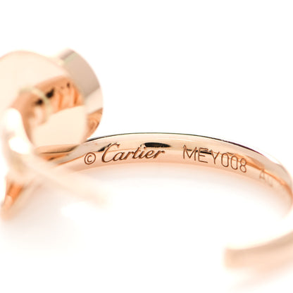 Cartier 18K Pink Gold Juste Un Clou Hoop Earrings 4 of 6