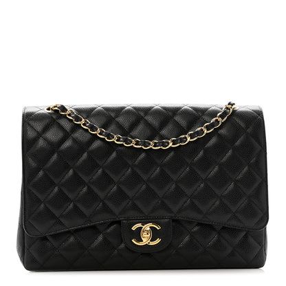 Chanel Caviar Quilted Maxi Double Flap Black 1 of 11