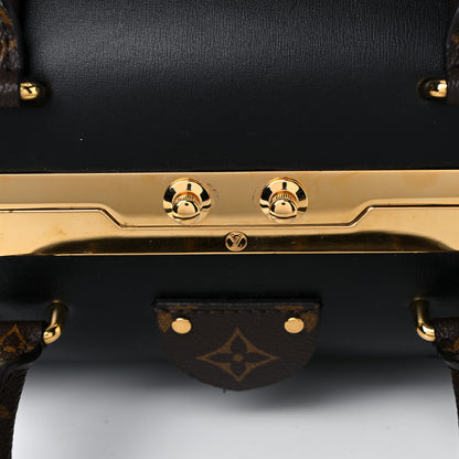 Louis Vuitton Calfskin Monogram Speedy Doctor 25 Black 28 of 33