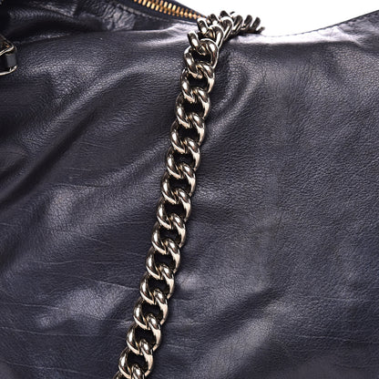 Gucci Metallic Calfskin Medium Galaxy Hobo Navy 11 of 11