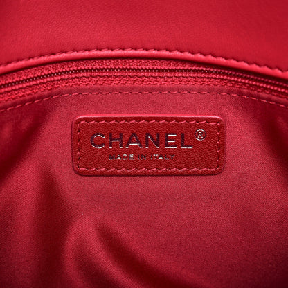 Chanel Lambskin Quilted Jumbo Chanel 3 Flap Dark Pink 6 of 9
