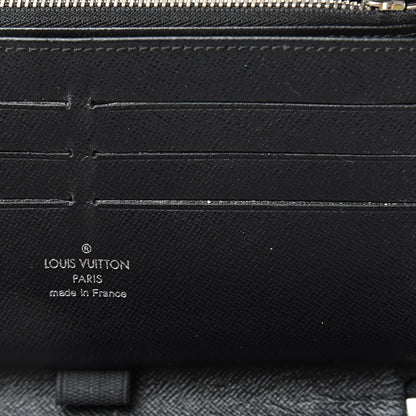 Louis Vuitton Epi Zippy Organizer Wallet Black 14 of 15