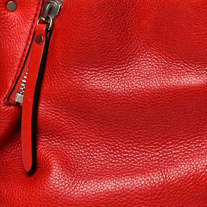 Burberry Grainy Calfskin House Check Small Maidstone Red 8 of 18