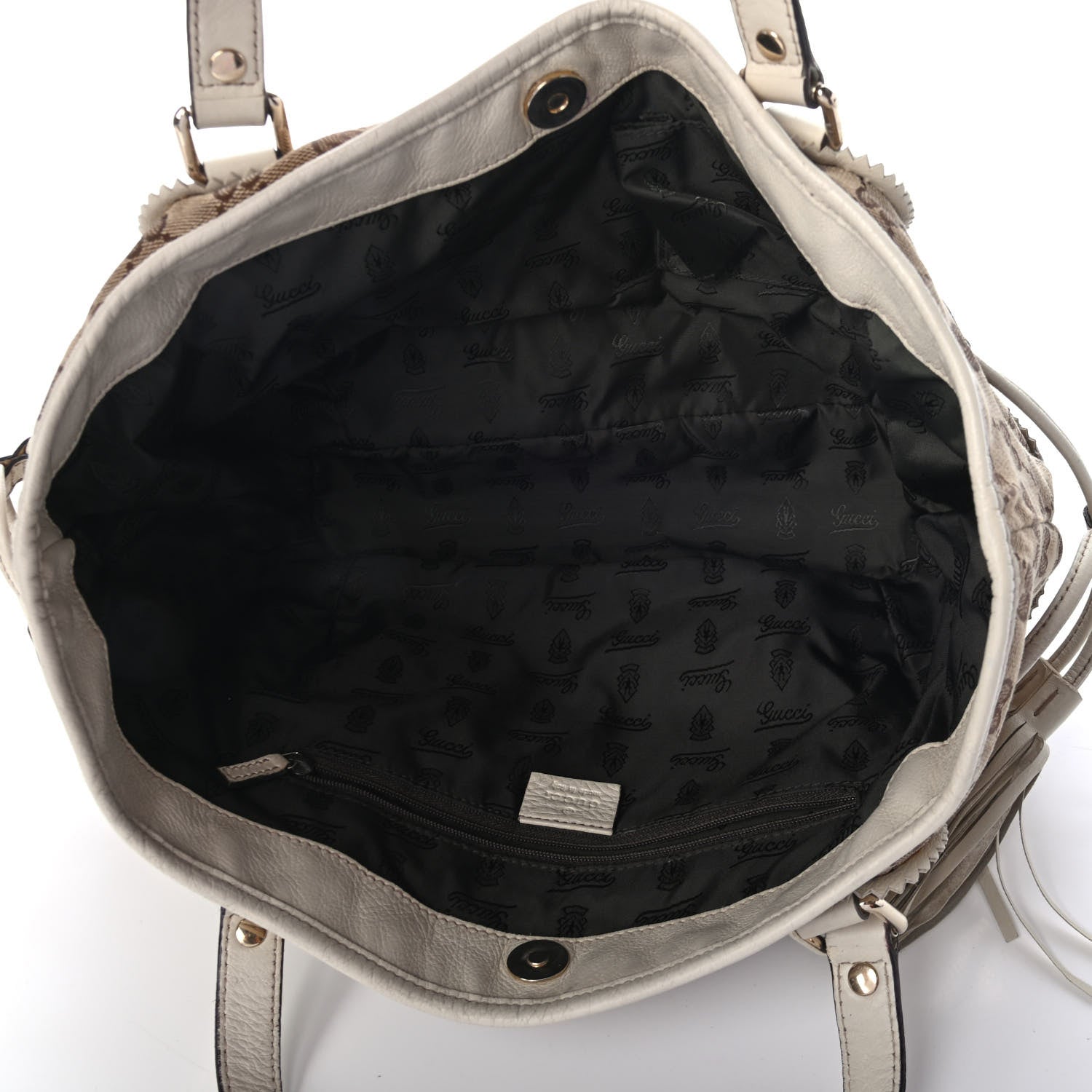 Gucci Monogram Small Tribeca Tote Off White 4 of 4