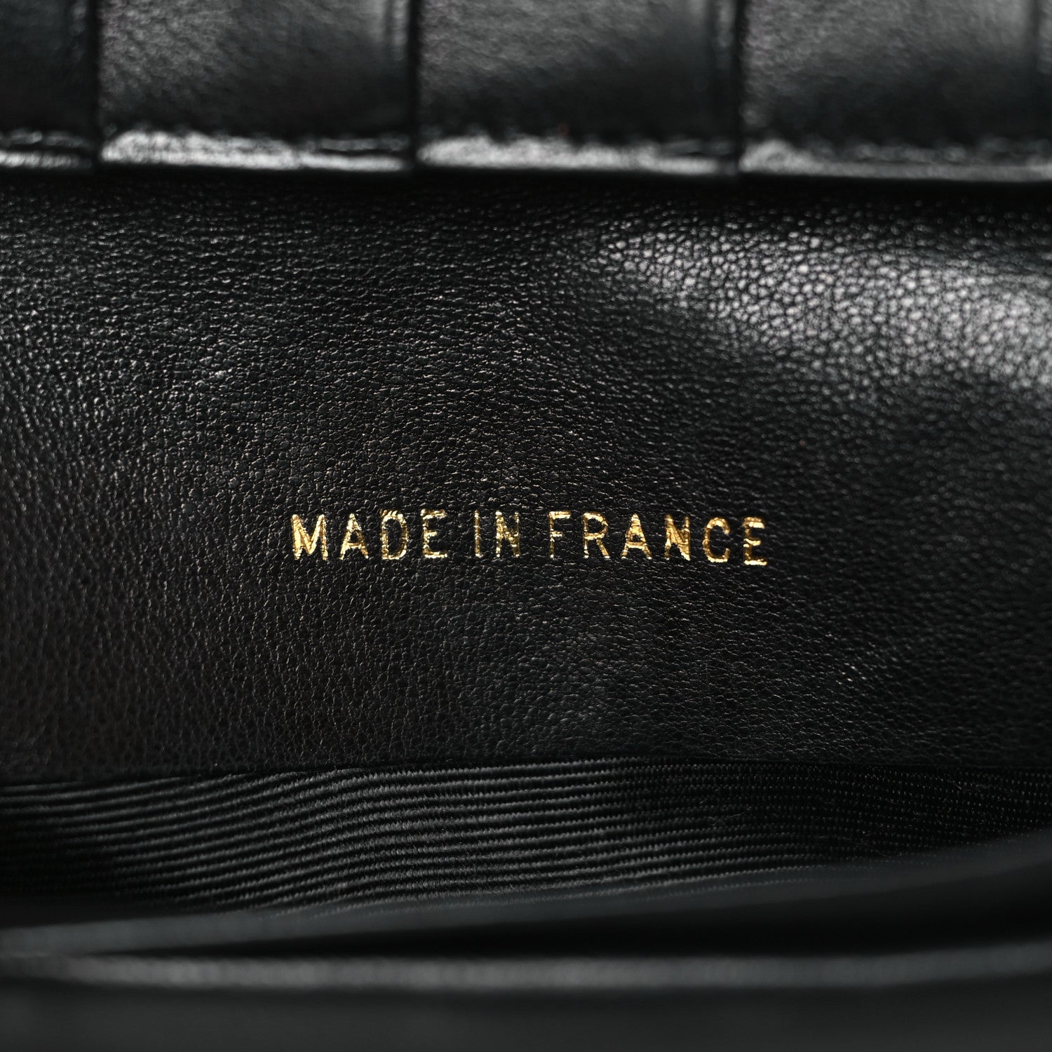 Chanel Lambskin Diamond Stitched French Wallet Black 7 of 8