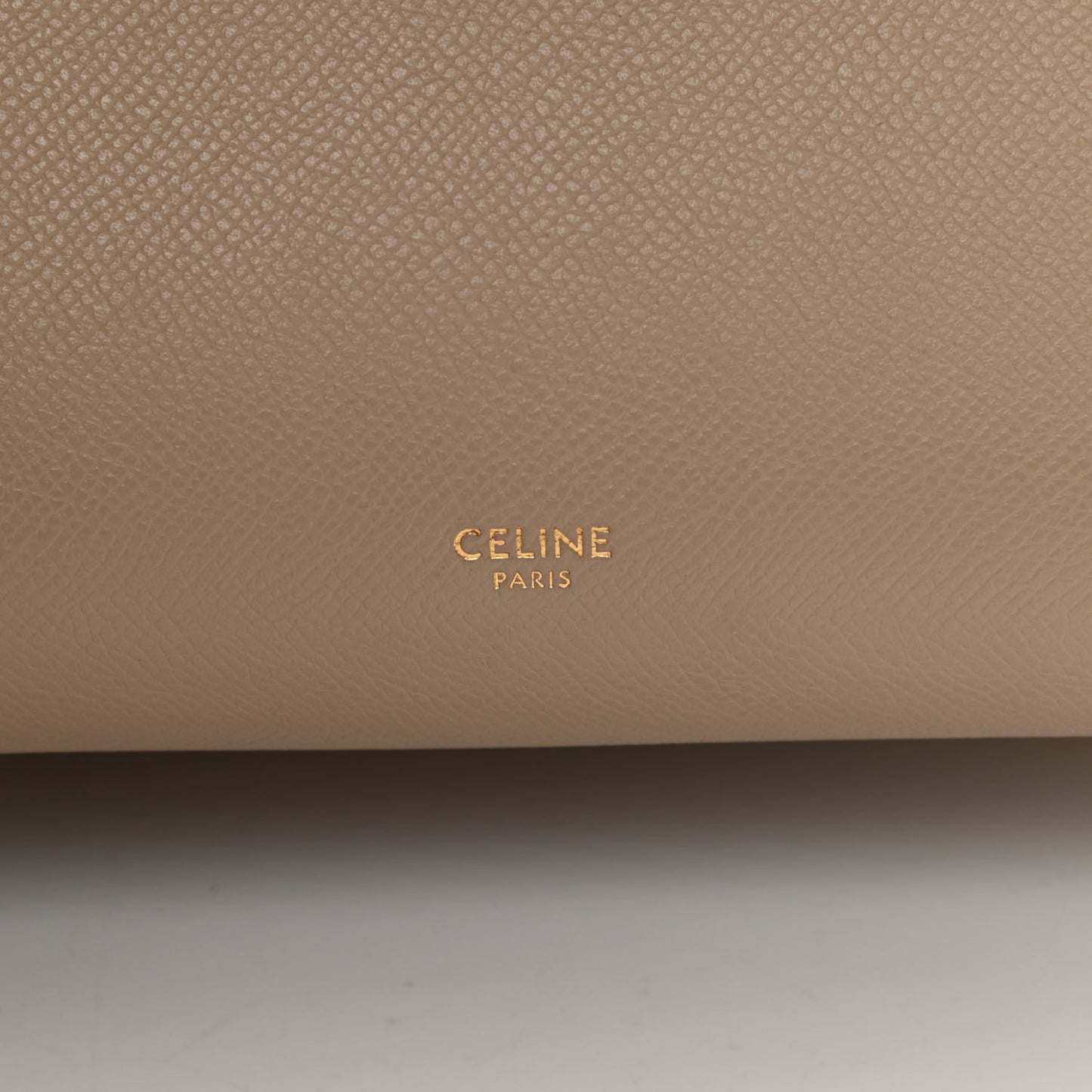 Grained Calfskin Mini Belt Bag Light Taupe