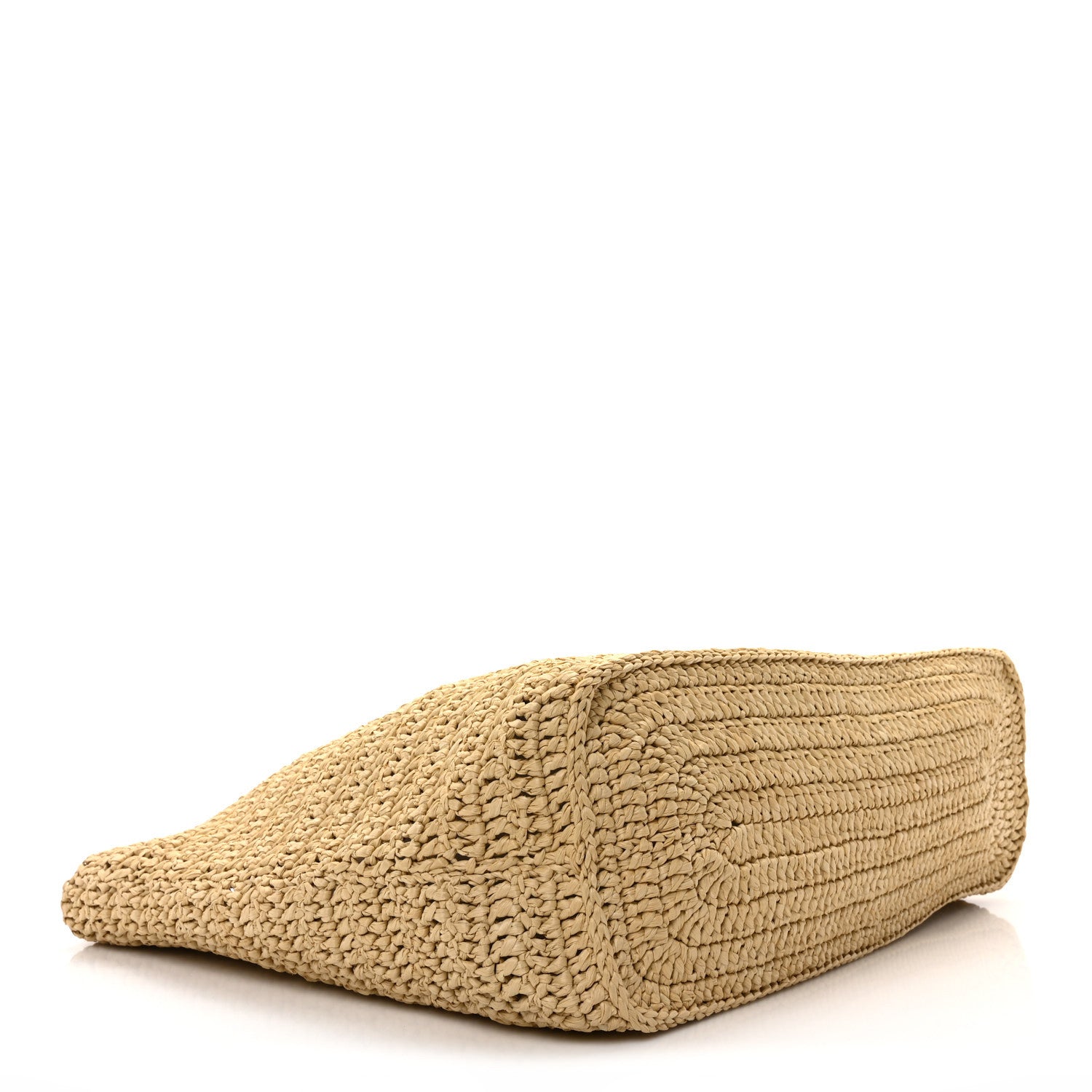 Saint Laurent Raffia Rive Gauche Tote Natural 4 of 10