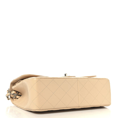 Chanel Caviar Quilted Jumbo Double Flap Beige 4 of 11