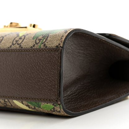 Gucci GG Supreme Monogram Tian Small Padlock Shoulder Bag Beige Multicolor New Acero 11 of 14