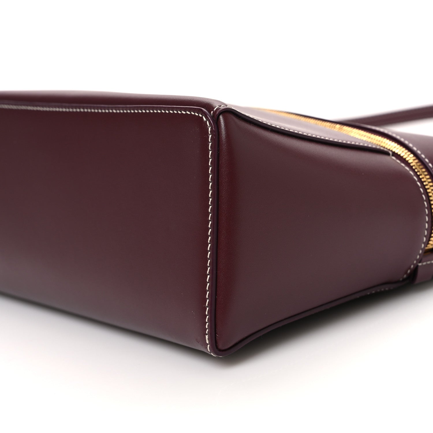 Loro Piana Saddle Calfskin Extra Bag L27 Azuki Beans 9 of 10