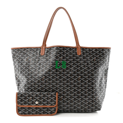 Goyard Goyardine Saint Louis GM Black Gold 3 of 15