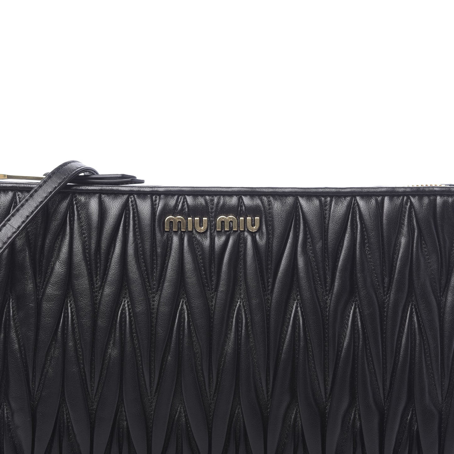 Nappa Matelasse Crossbody Black