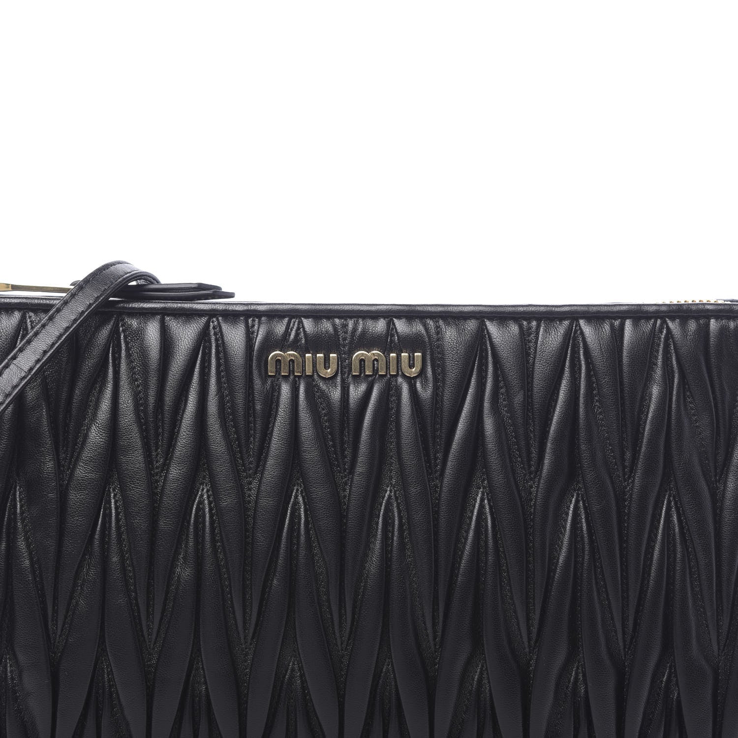 Miu Miu Nappa Matelasse Crossbody Black 8 of 10