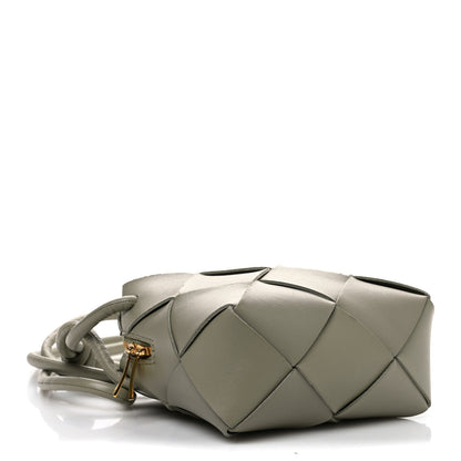 Bottega Veneta Lambskin Maxi Intrecciato Mini Cassette Camera Bag Travertine 4 of 11