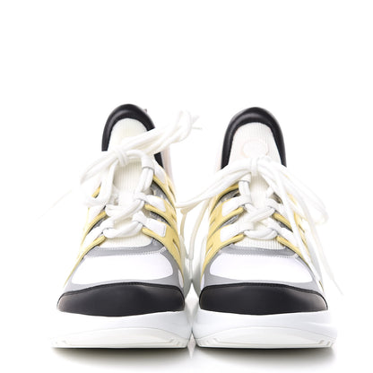 Louis Vuitton Calfskin Technical Nylon LV Archlight Sneakers 42 2 of 9