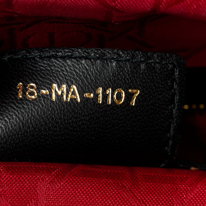 Christian Dior Lambskin Cannage Large Lady Dior Black 7 of 14