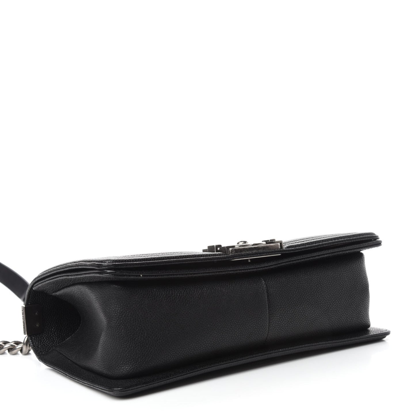 Caviar Quilted Medium Boy Flap Black