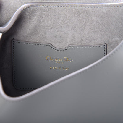 Christian Dior Box Calfskin Medium Bobby Flap Stone Grey 6 of 10