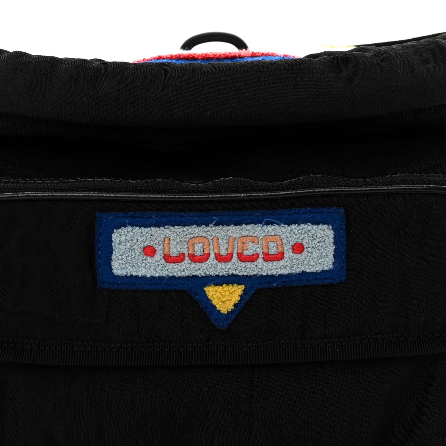 Gucci Nylon 80s Logo Patch Belt Bag Black 8 of 10