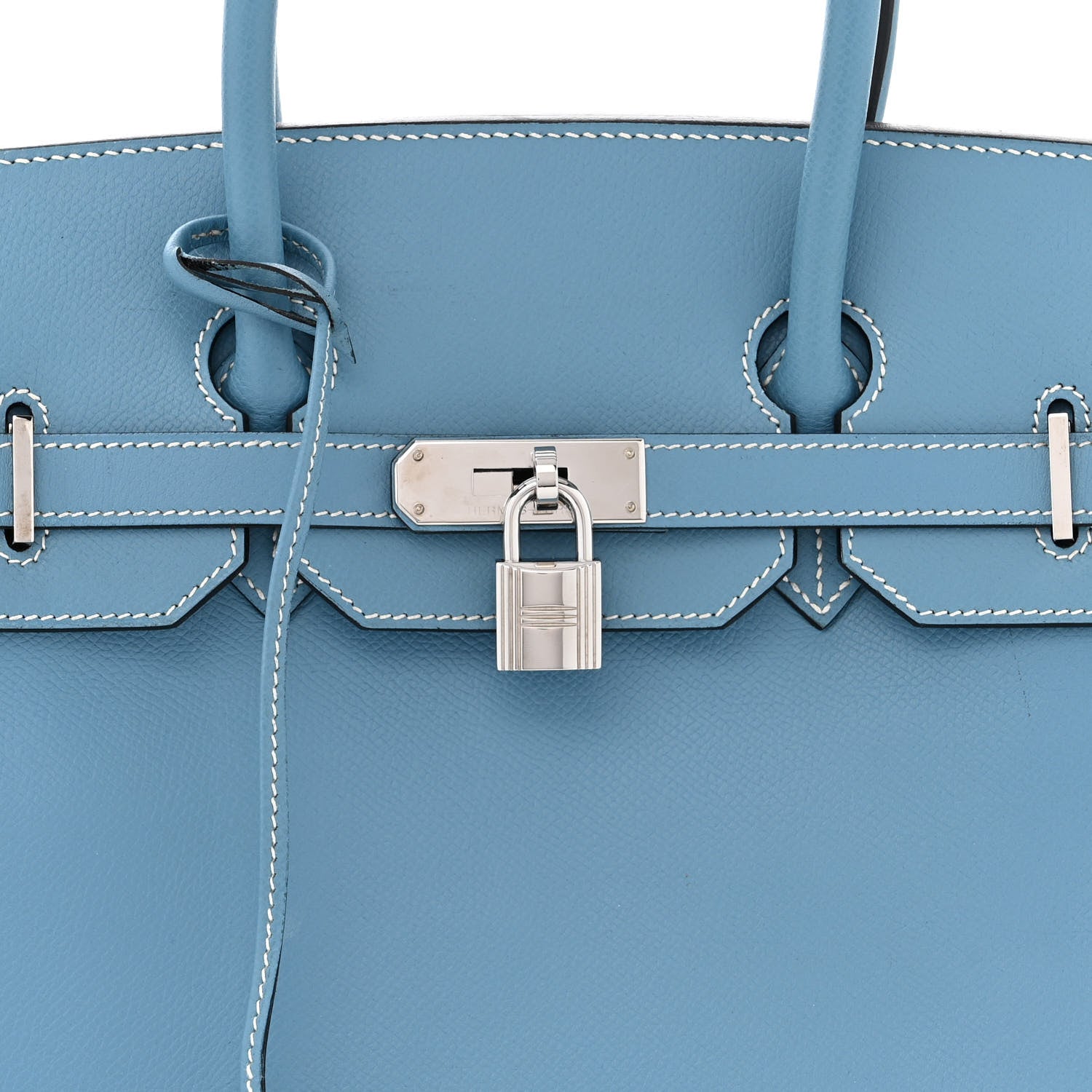 Hermes Epsom Birkin 35 Blue Jean 8 of 19