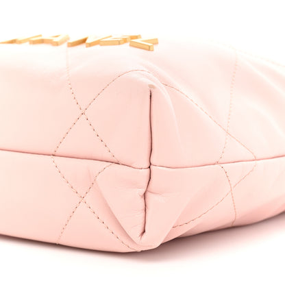 Chanel Shiny Calfskin Quilted Mini Chanel 22 Rose Clair 8 of 13