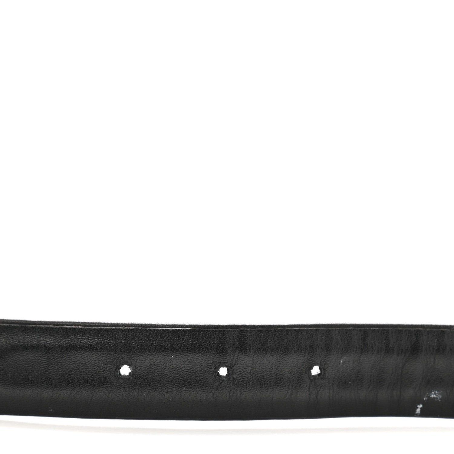 Chanel Lambskin Chain Square Buckle Belt 70 28 Black 4 of 8