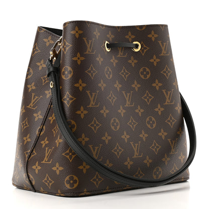 Louis Vuitton Monogram Neonoe MM Black 3 of 8