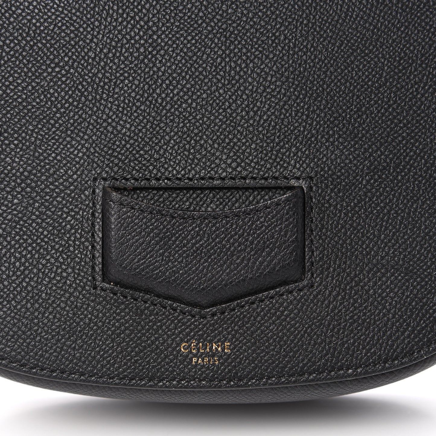 Grained Calfskin Small Trotteur Black
