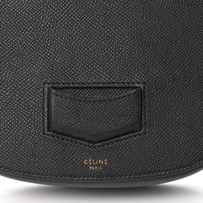 Celine Grained Calfskin Small Trotteur Black 7 of 12