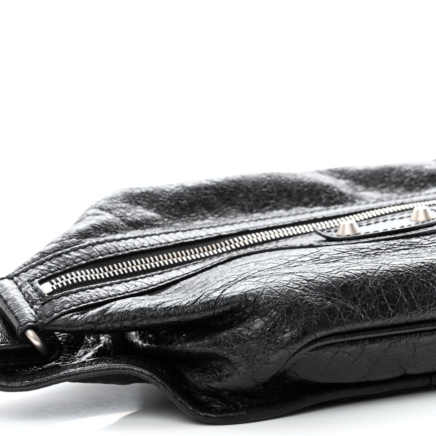 Balenciaga Lambskin Classic Hardware Neo Lift Hip Bag Black 9 of 10