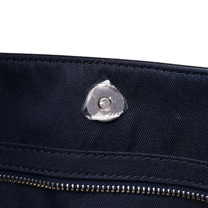 Telfar Vegan Leather Large Shopping Bag Navy 13 of 15