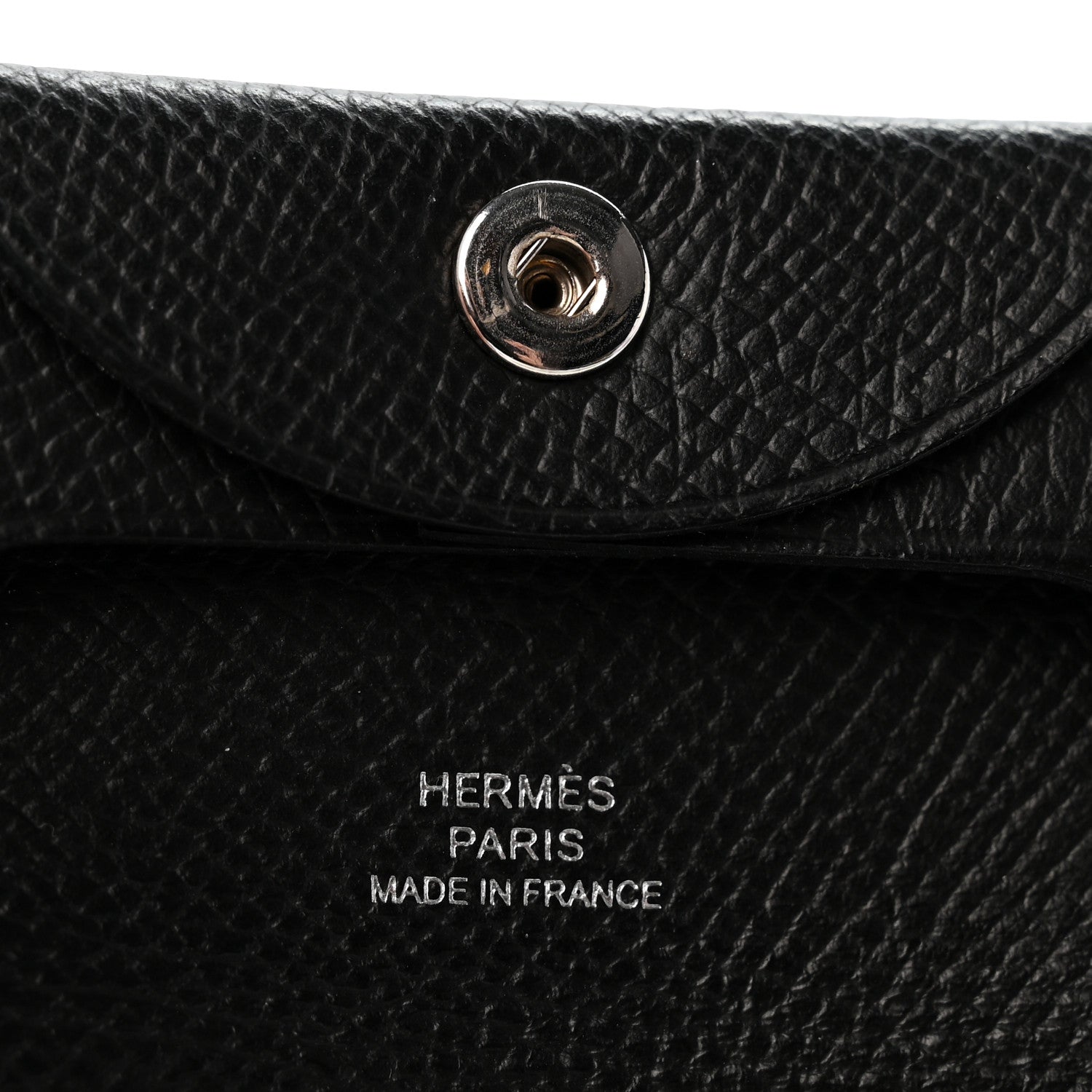 Hermes Epsom Bastia Coin Purse Black 6 of 9