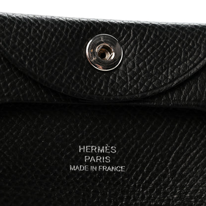 Hermes Epsom Bastia Coin Purse Black 6 of 9