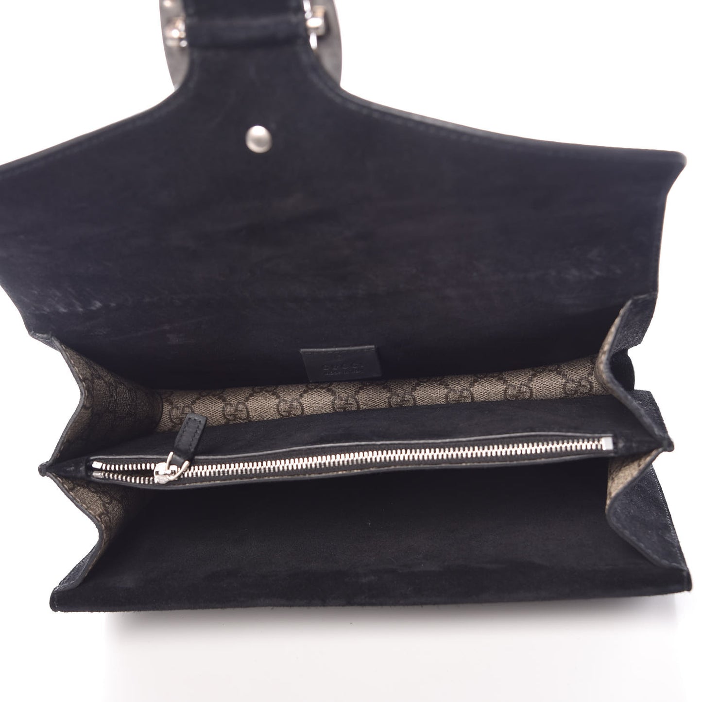 GG Supreme Monogram Small Dionysus Shoulder Bag Black