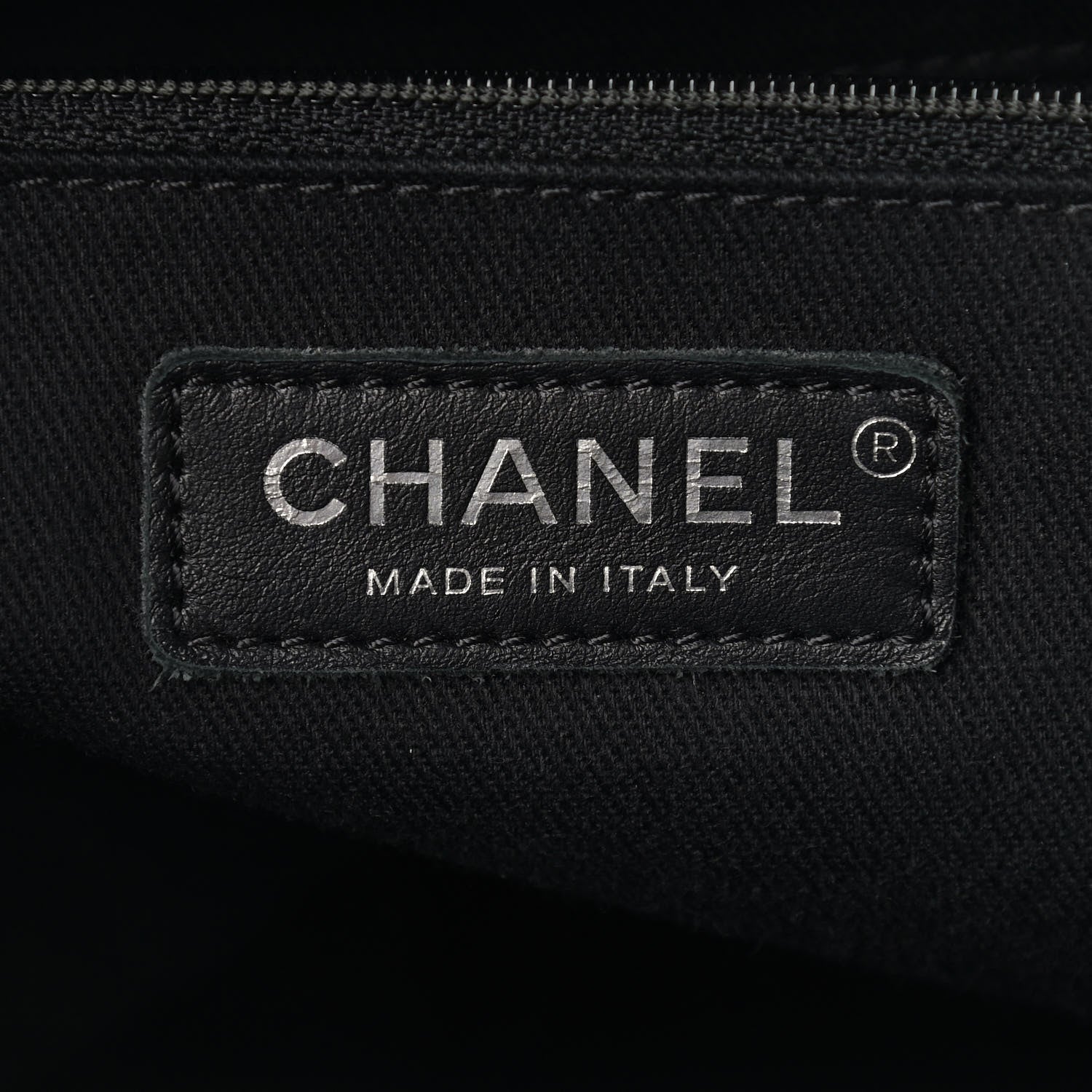 Chanel Glazed Calfskin Quilted Large CC Delivery Tote Grey 6 of 15
