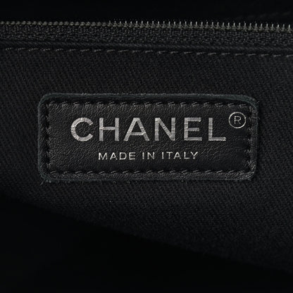 Chanel Glazed Calfskin Quilted Large CC Delivery Tote Grey 6 of 15
