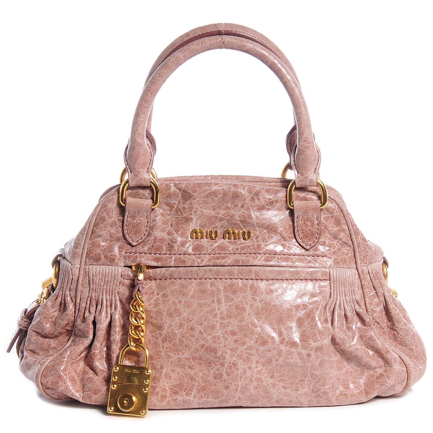 Nappa Leather Mini Charm Mughetto