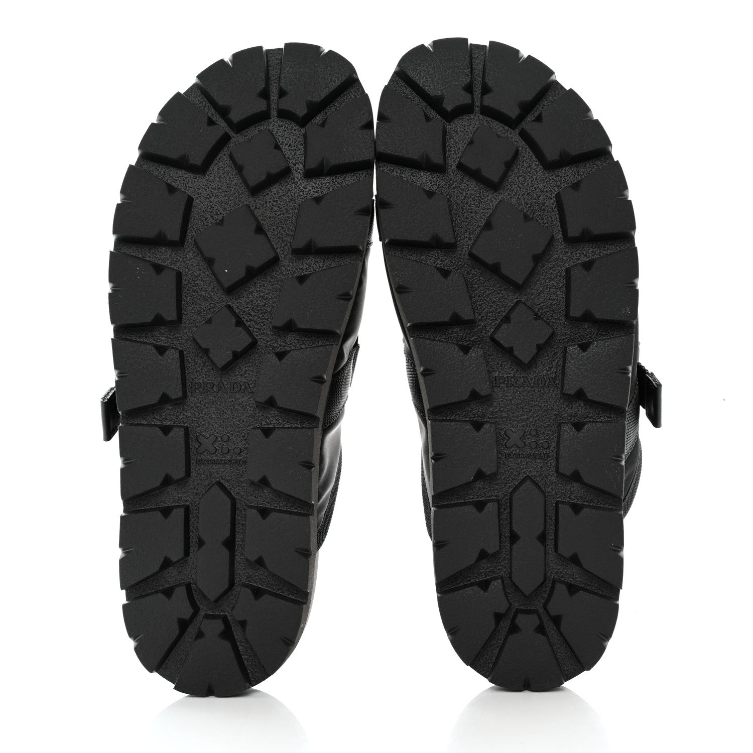 Prada Nylon Logo Slide Sandals 8 Black 5 of 10