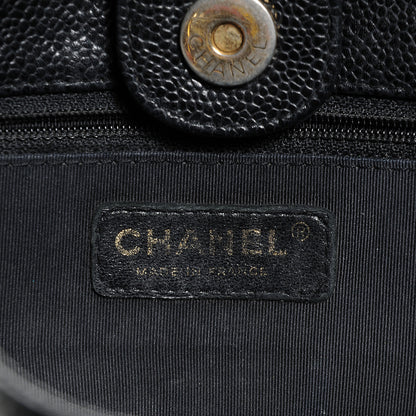 Chanel Caviar Petit Shopping Tote PST Black 6 of 7