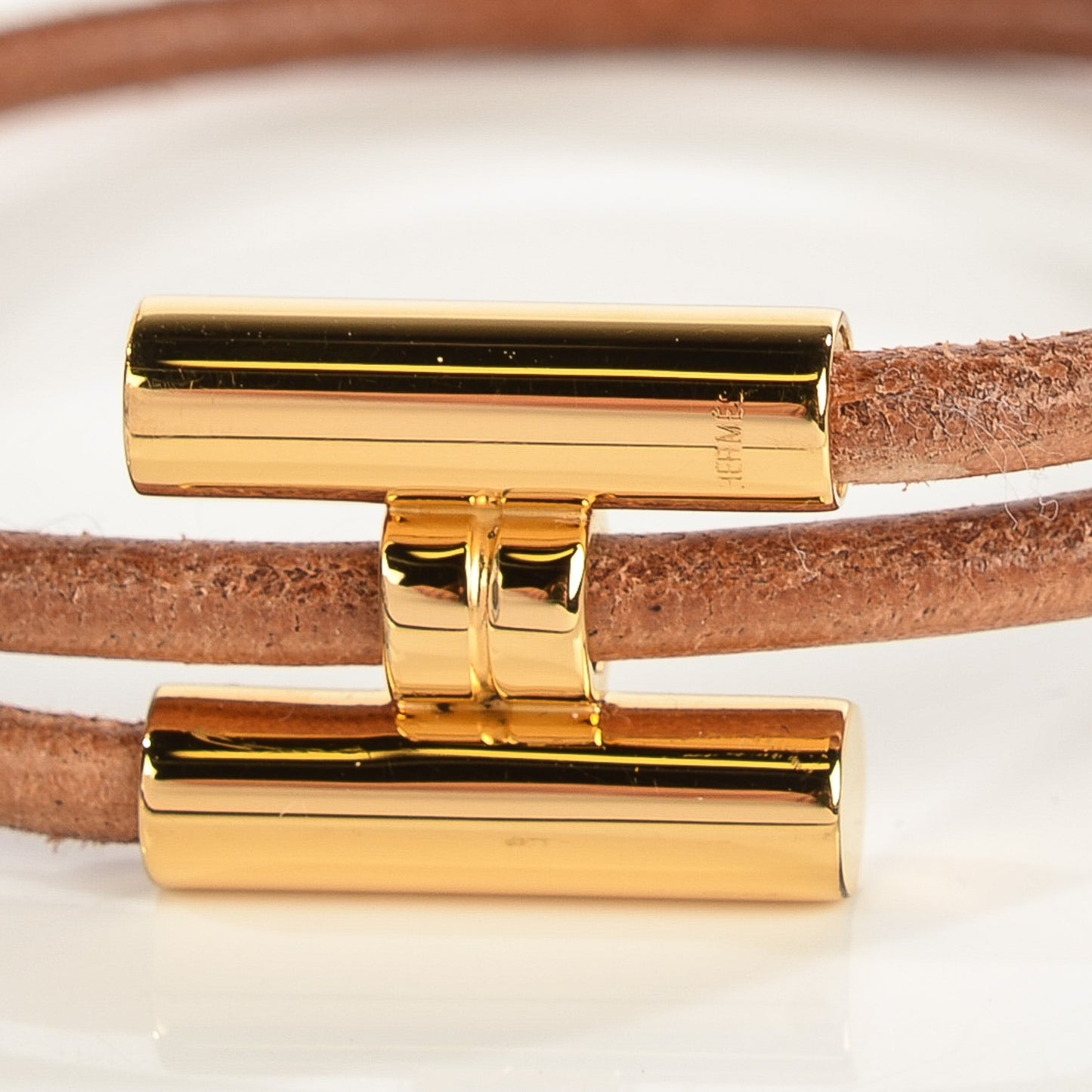 Natural Double Wrap Cord Tournis Bracelet