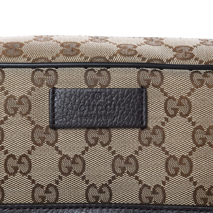 Gucci Monogram Dollar Calfskin Large Camera Case Beige Ebony Testa di Moro Marrone Scuro 11 of 11
