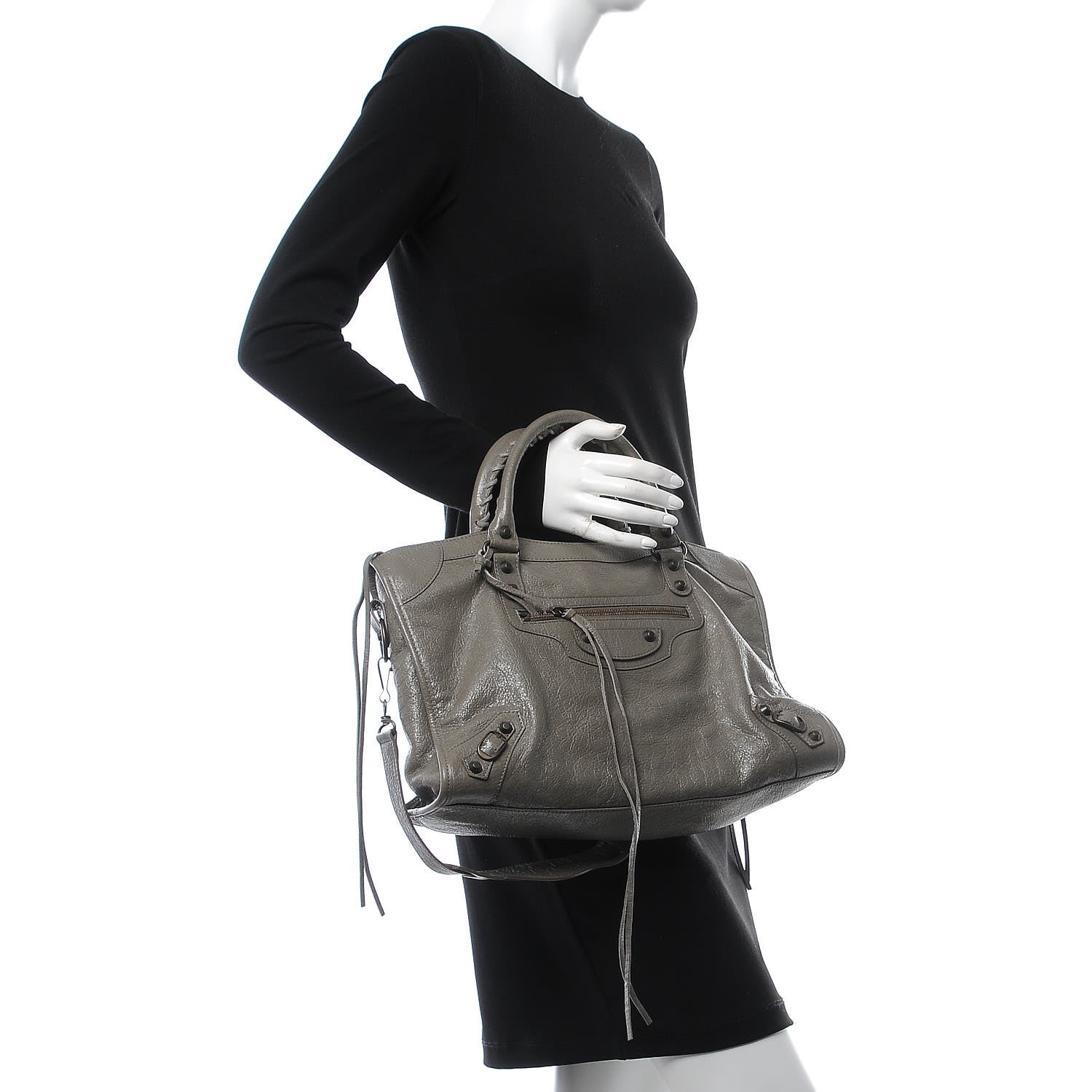 Balenciaga Agneau Classic Hardware City Beige Liege 2 of 7