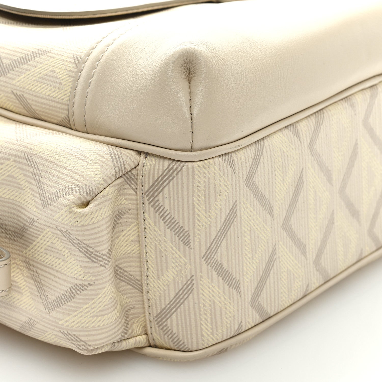 Christian Dior Coated Canvas CD Diamond Hit The Road Messenger Natural 7 of 8