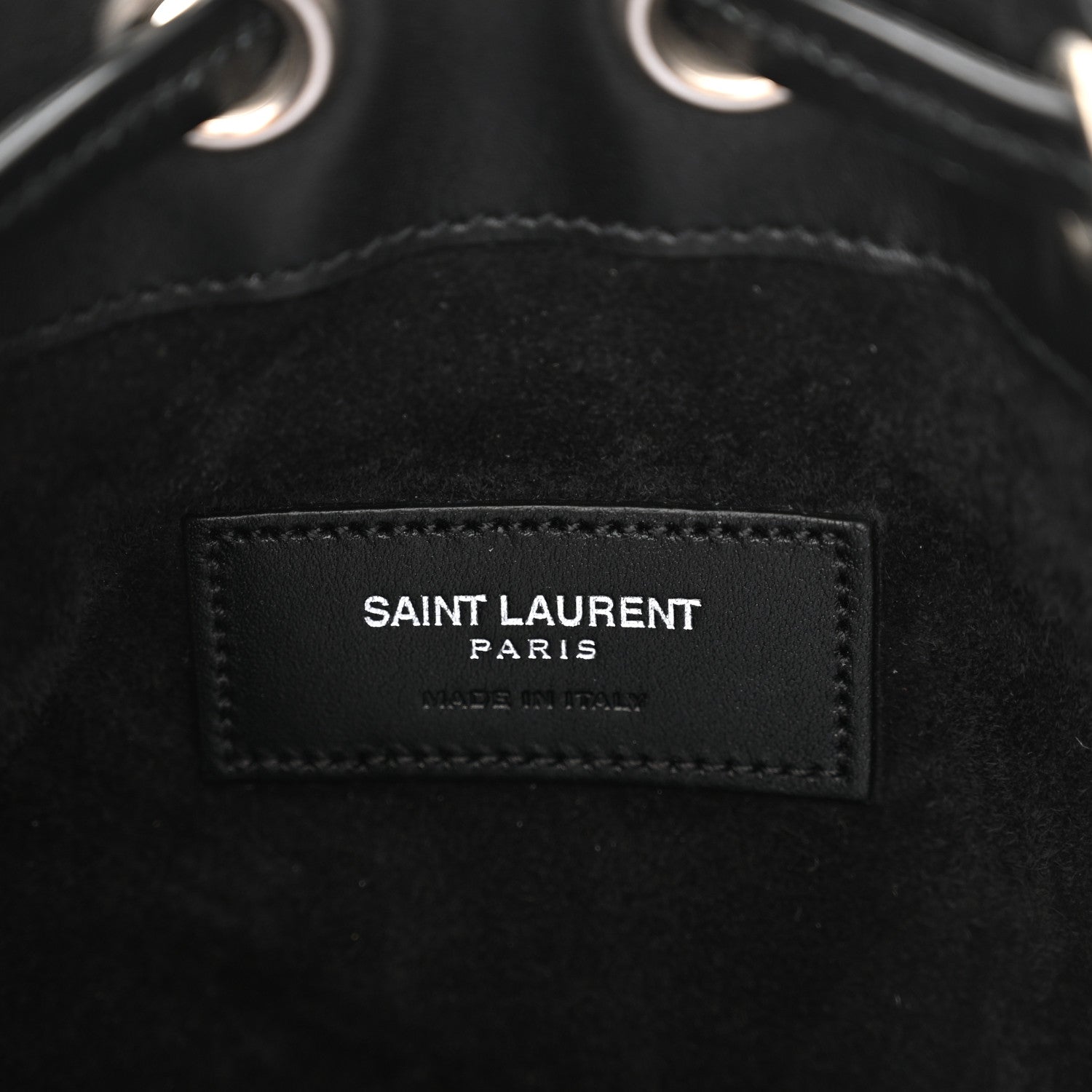 Saint Laurent Calf Hair Calfskin Leopard Print Small Emmanuelle Bucket Bag Red 6 of 10