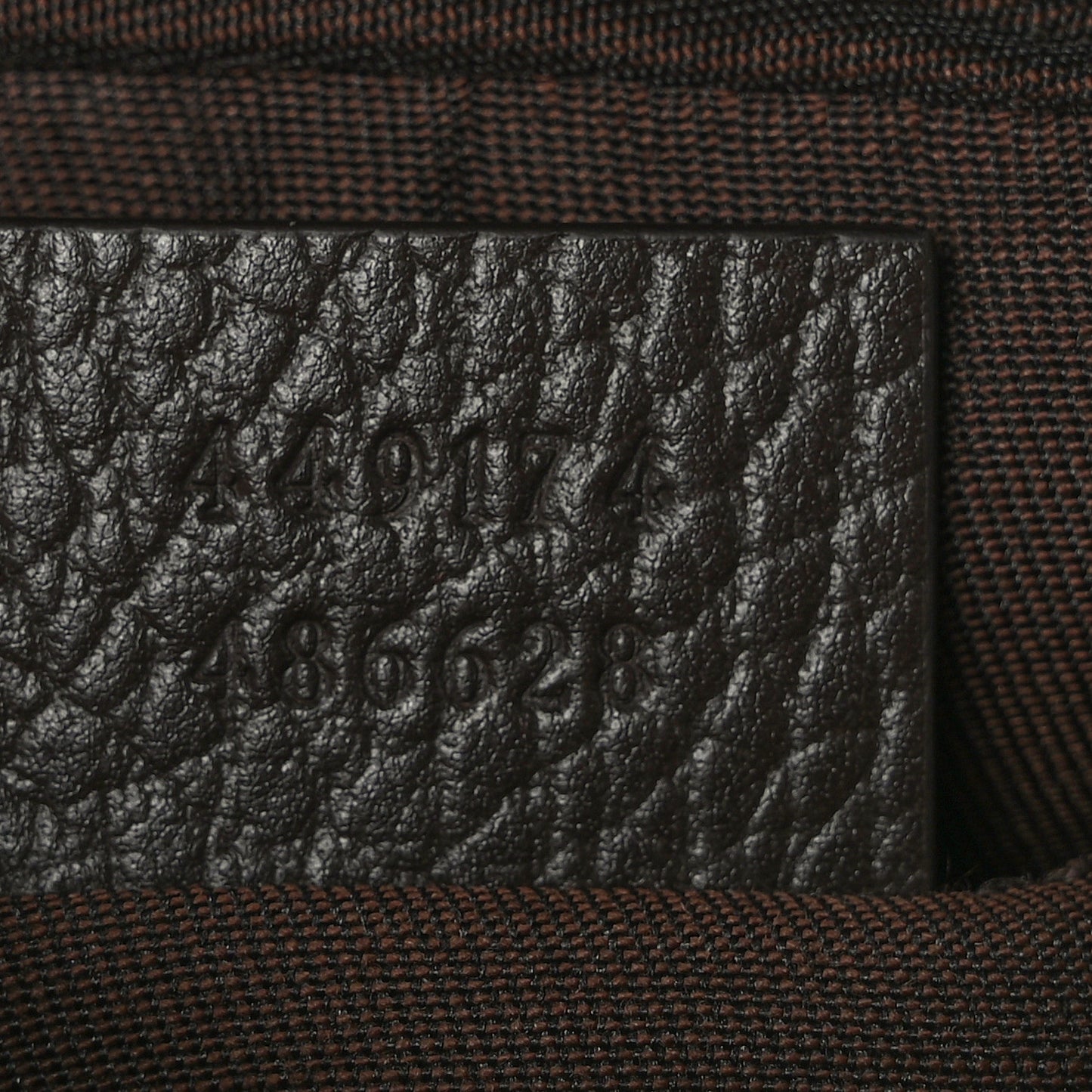Monogram Dollar Calfskin Belt Bag Beige Ebony Testa di Moro Marrone Scuro