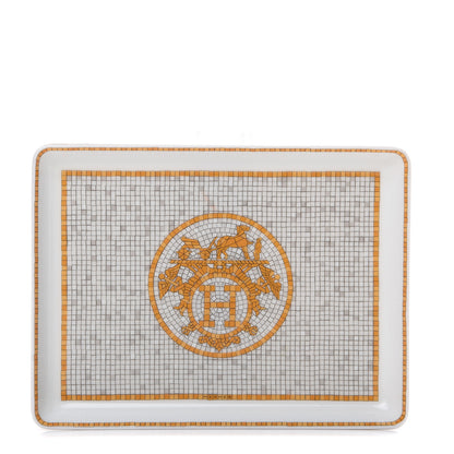 Hermes Porcelain Mosaique au 24 Sushi Plate 1 of 6