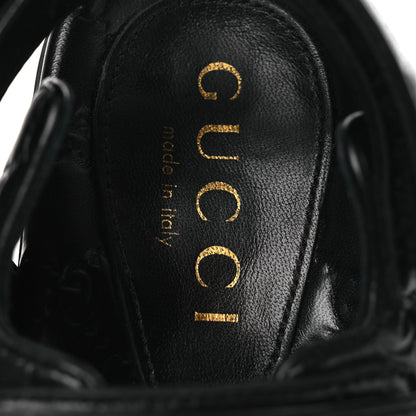 Gucci Guccissima GG Embossed Womens Sandals 37 Black 11 of 15